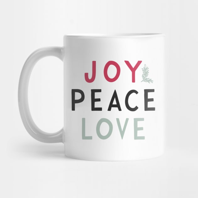 Joy Peace Love by JunkyDotCom